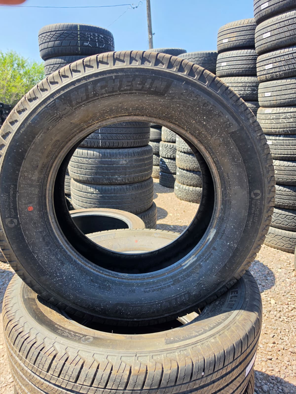 265/65R18 Set (4 Used Tires) Michelin Primacy LTX