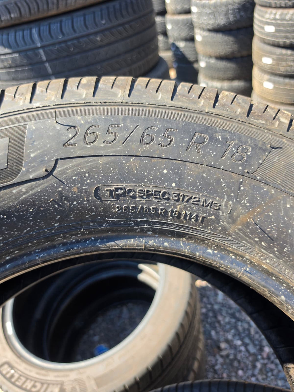 265/65R18 Set (4 Used Tires) Michelin Primacy LTX