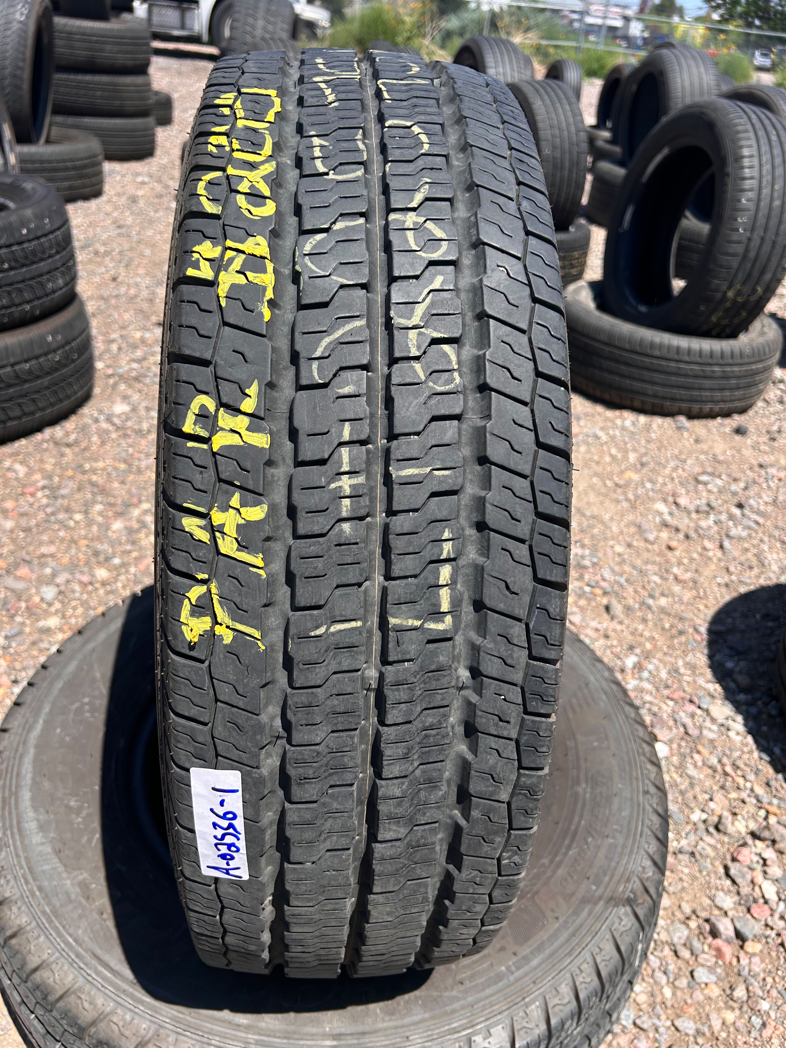 LT225/75R16 Pair (2 Used Tires) Nexen Roadian CT8HL