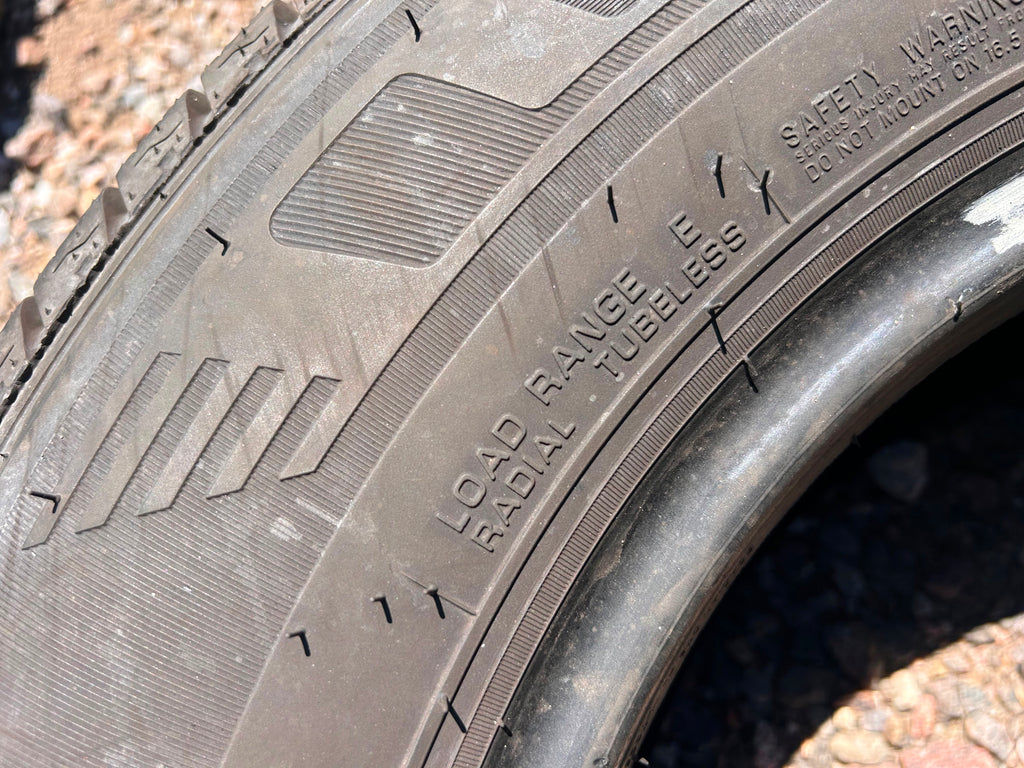 LT225/75R16 Pair (2 Used Tires) Nexen Roadian CT8HL