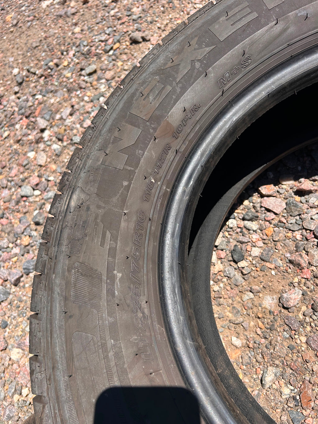 LT225/75R16 Pair (2 Used Tires) Nexen Roadian CT8HL