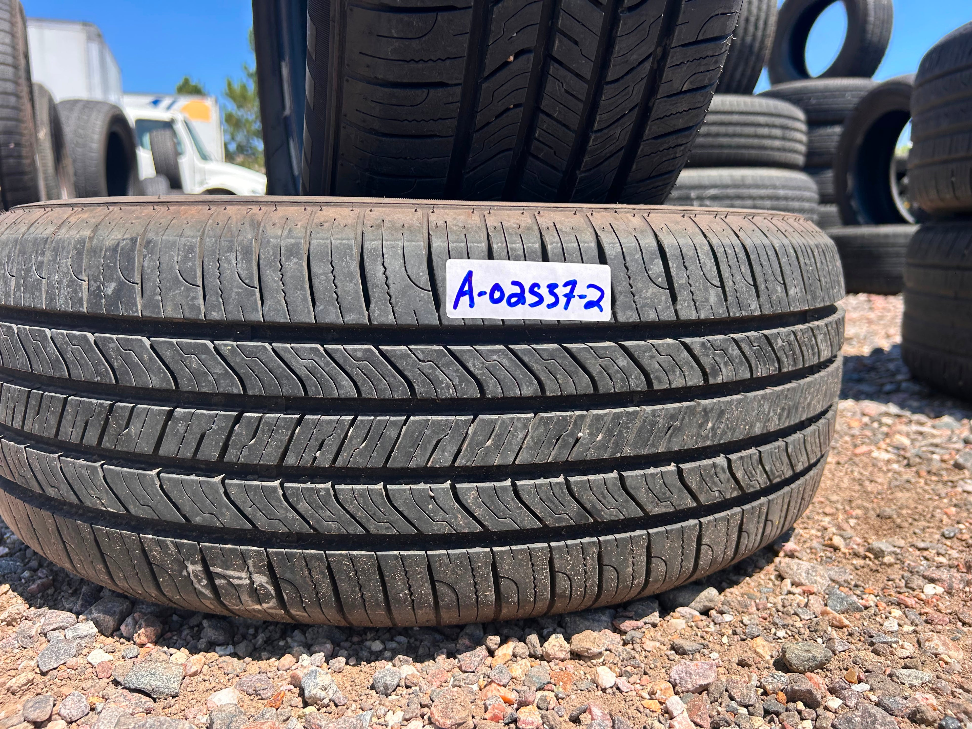 215/60R16 Pair (2 Used Tires) Sailun Atrezzo SH408