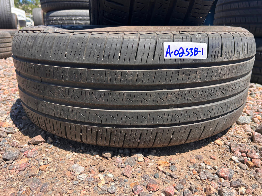 225/45R18 Pair (2 Used Tires) Pirelli Cinturato P7