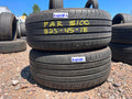 225/45R18 Pair (2 Used Tires) Pirelli Cinturato P7