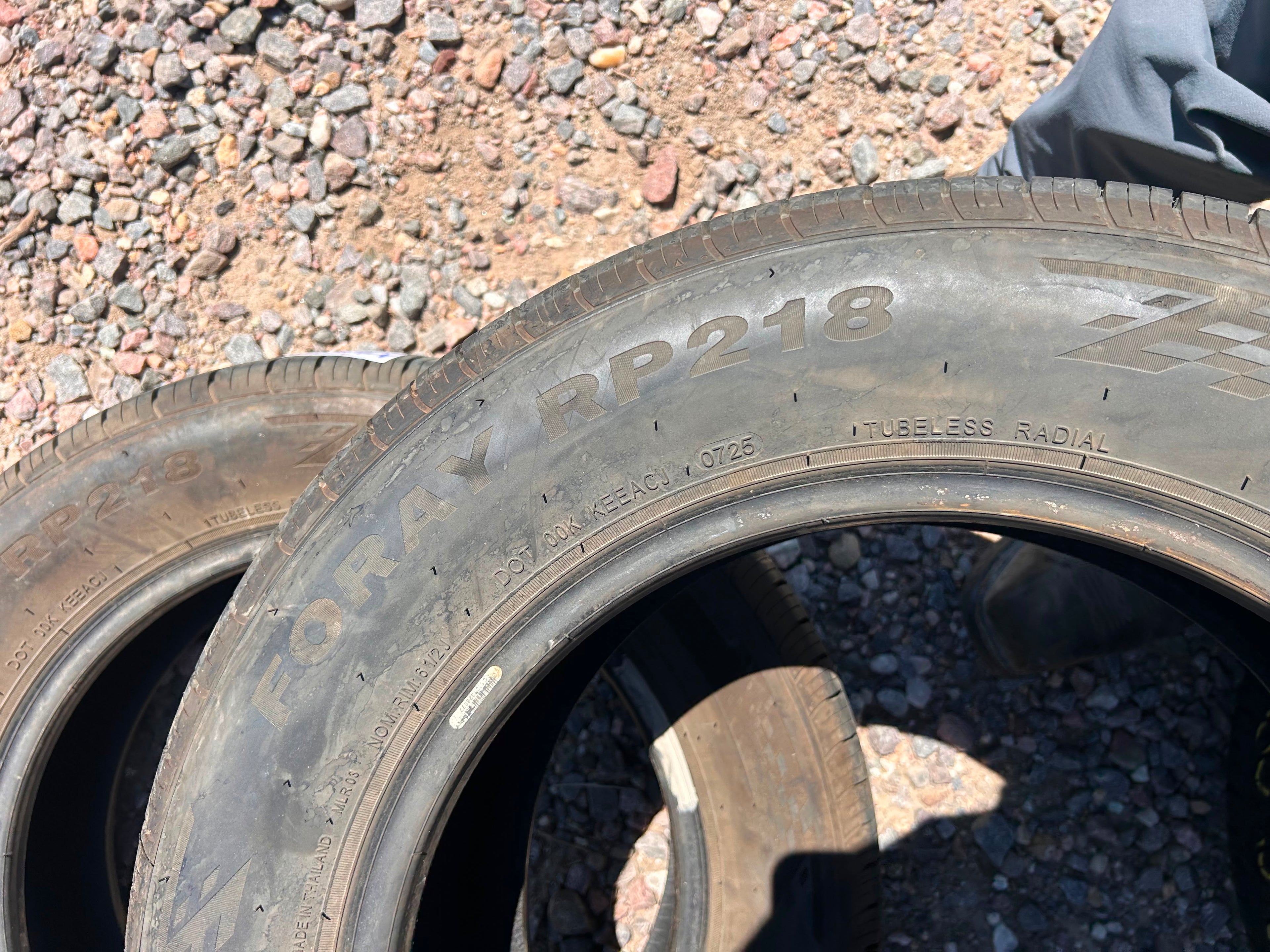 215/60R16 Pair (2 Like New Tires!!) Westlake Foray RP218