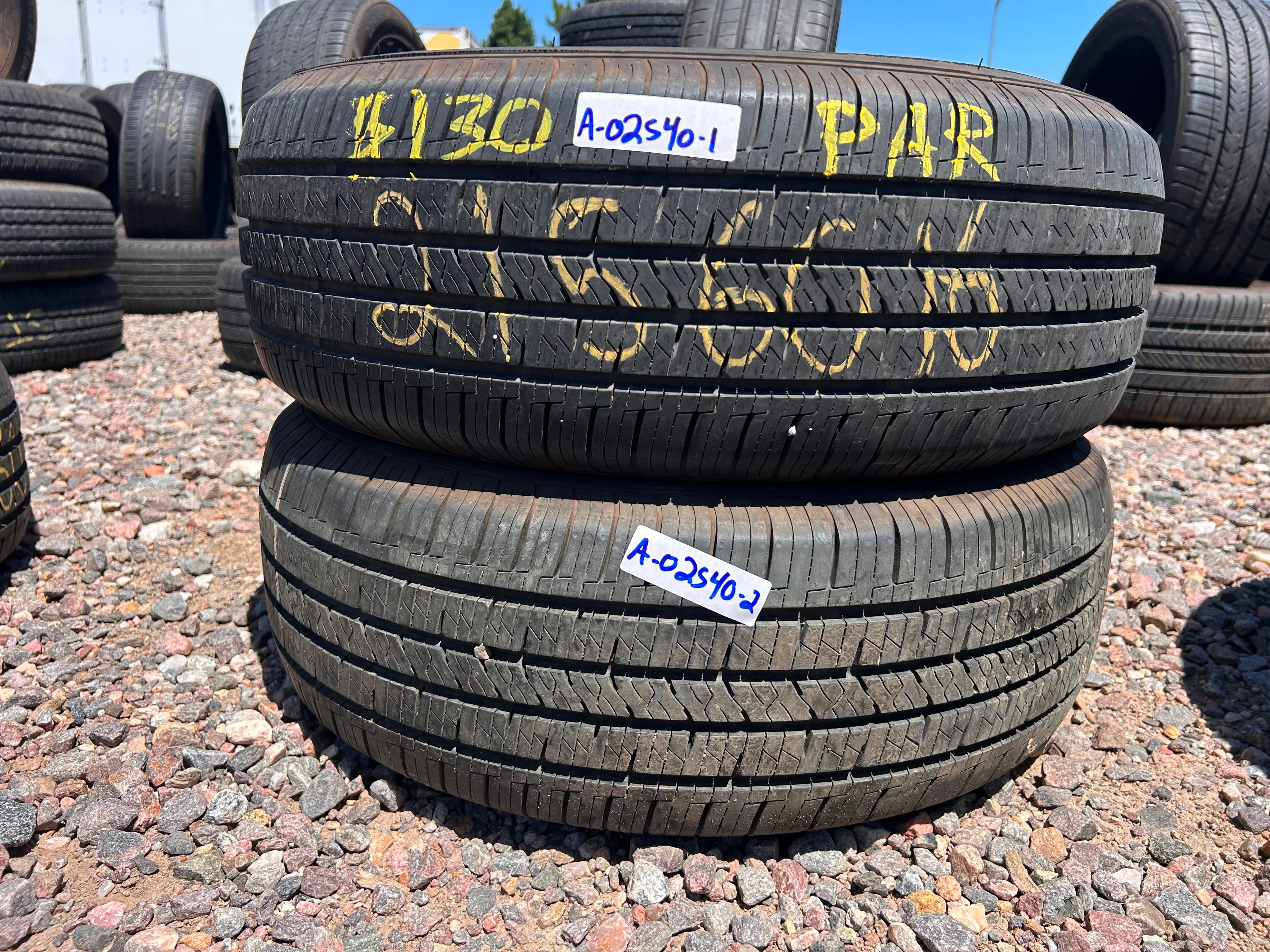 215/60R16 Pair (2 Like New Tires!!) Westlake Foray RP218