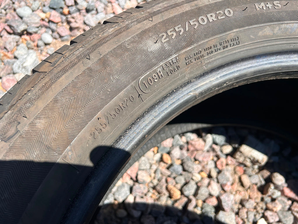 255/50R20 Pair (2 Used Tires) Mesa HT