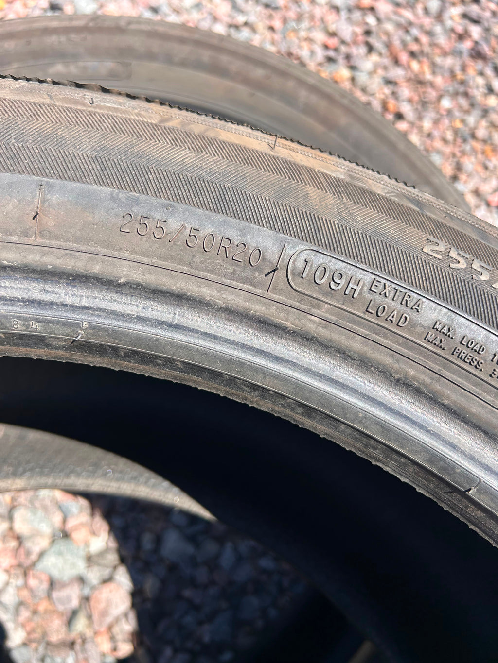 255/50R20 Pair (2 Used Tires) Mesa HT
