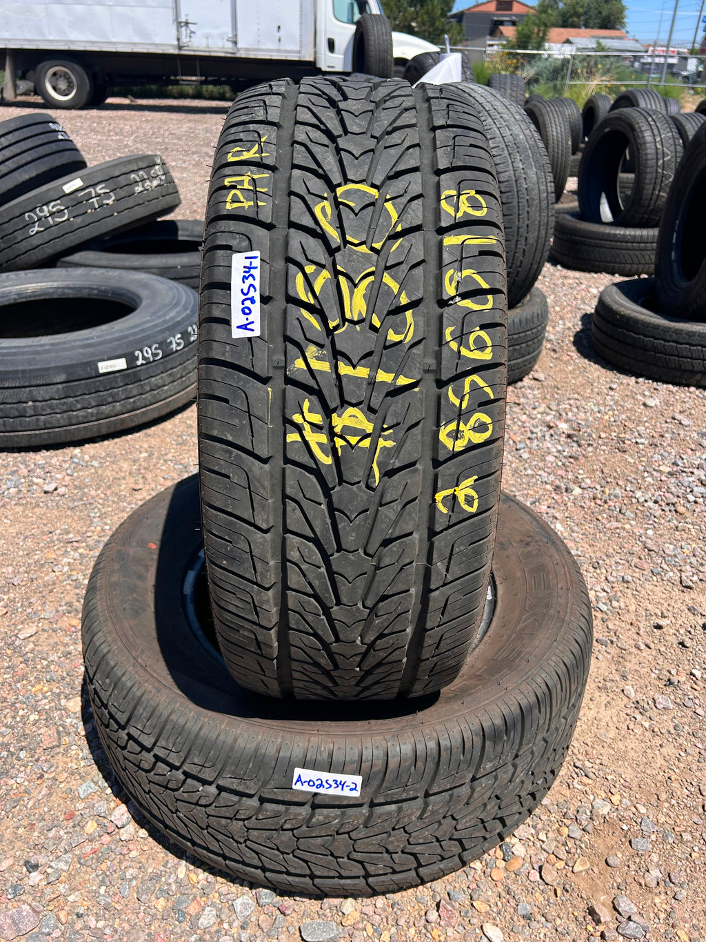 285/60R18 Set (4 Used Tires) Nexen Roadian HP