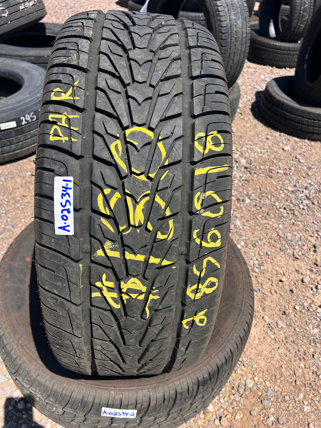 285/60R18 Set (4 Used Tires) Nexen Roadian HP