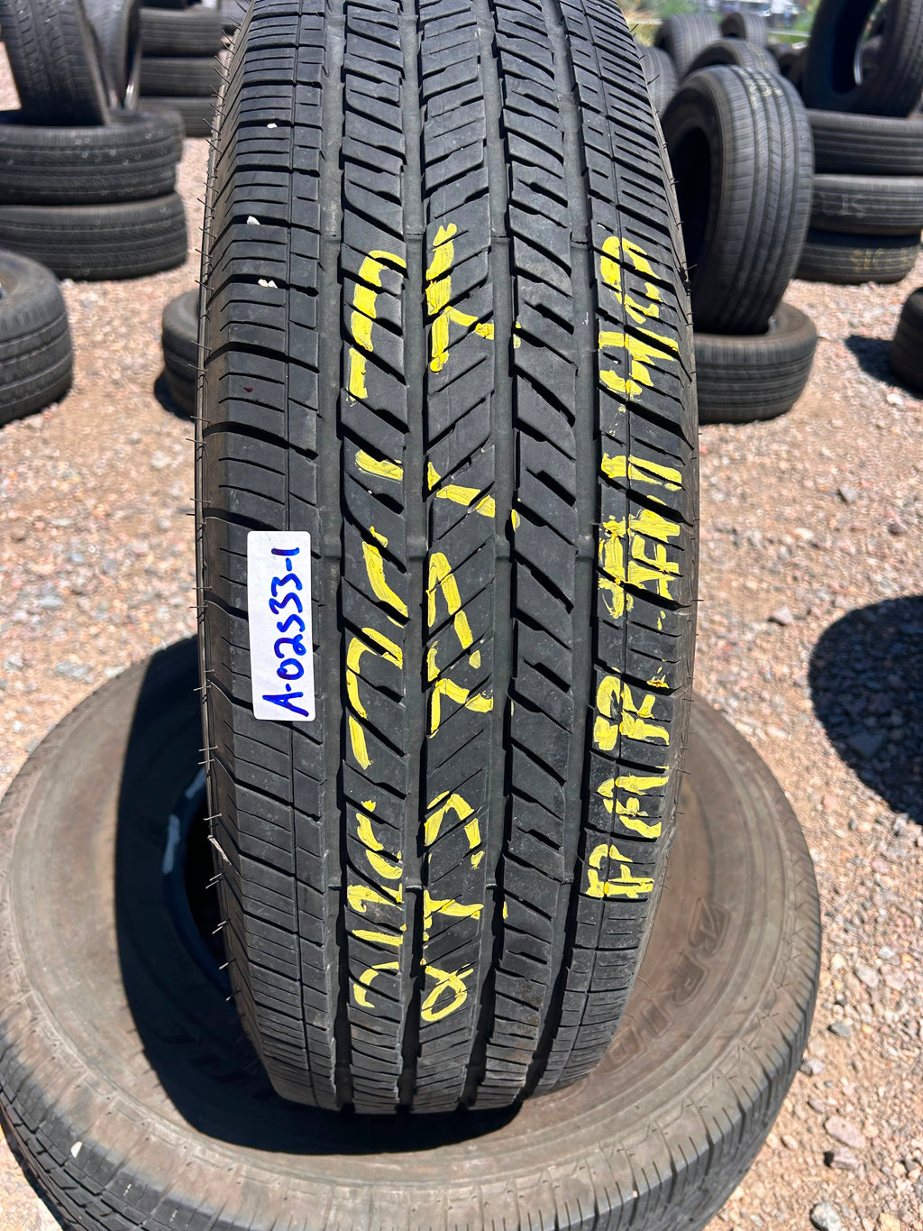 245/75R17 Pair (2 Used Tires) Bridgestone Dueler HT