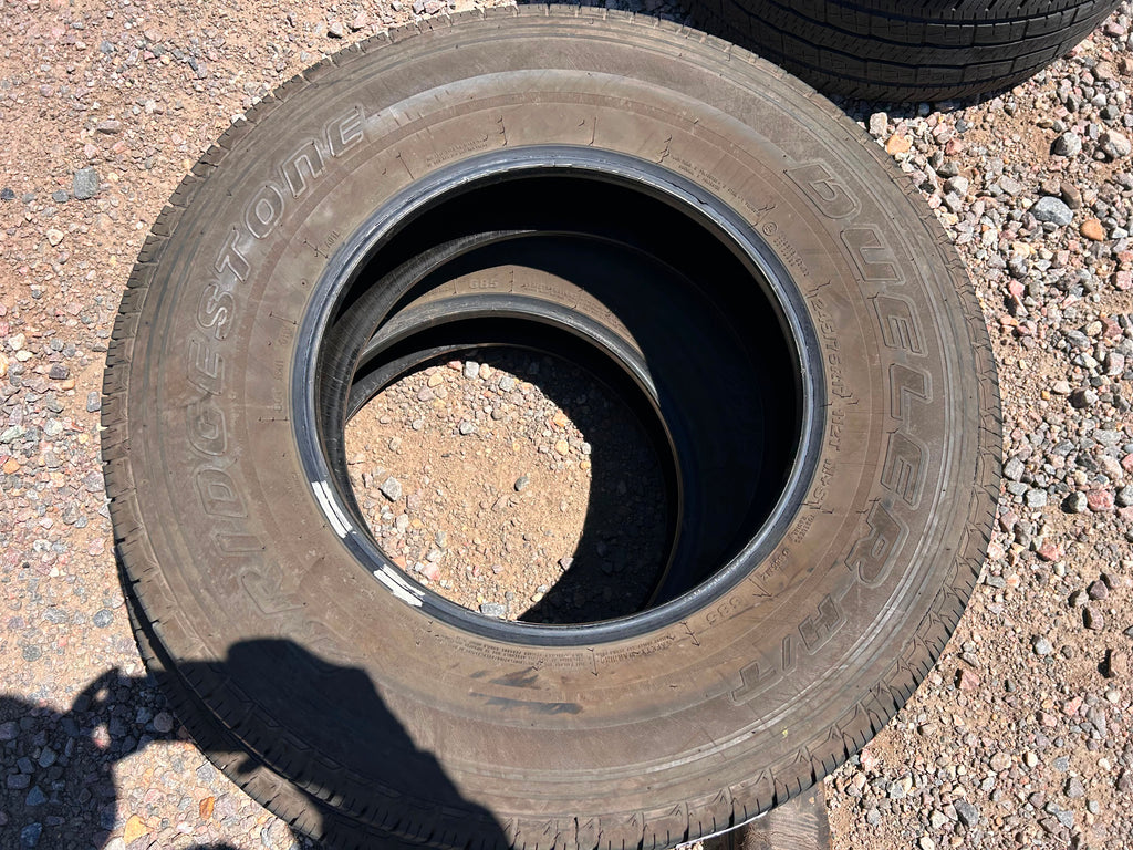 245/75R17 Pair (2 Used Tires) Bridgestone Dueler HT