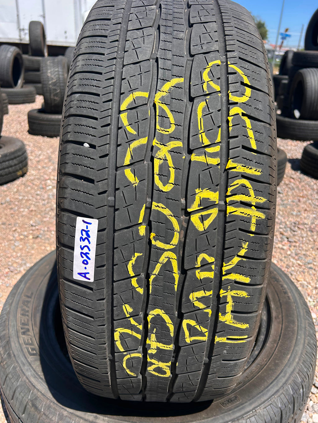 275/50R22 Pair (2 Used Tires) General Grabber HT5