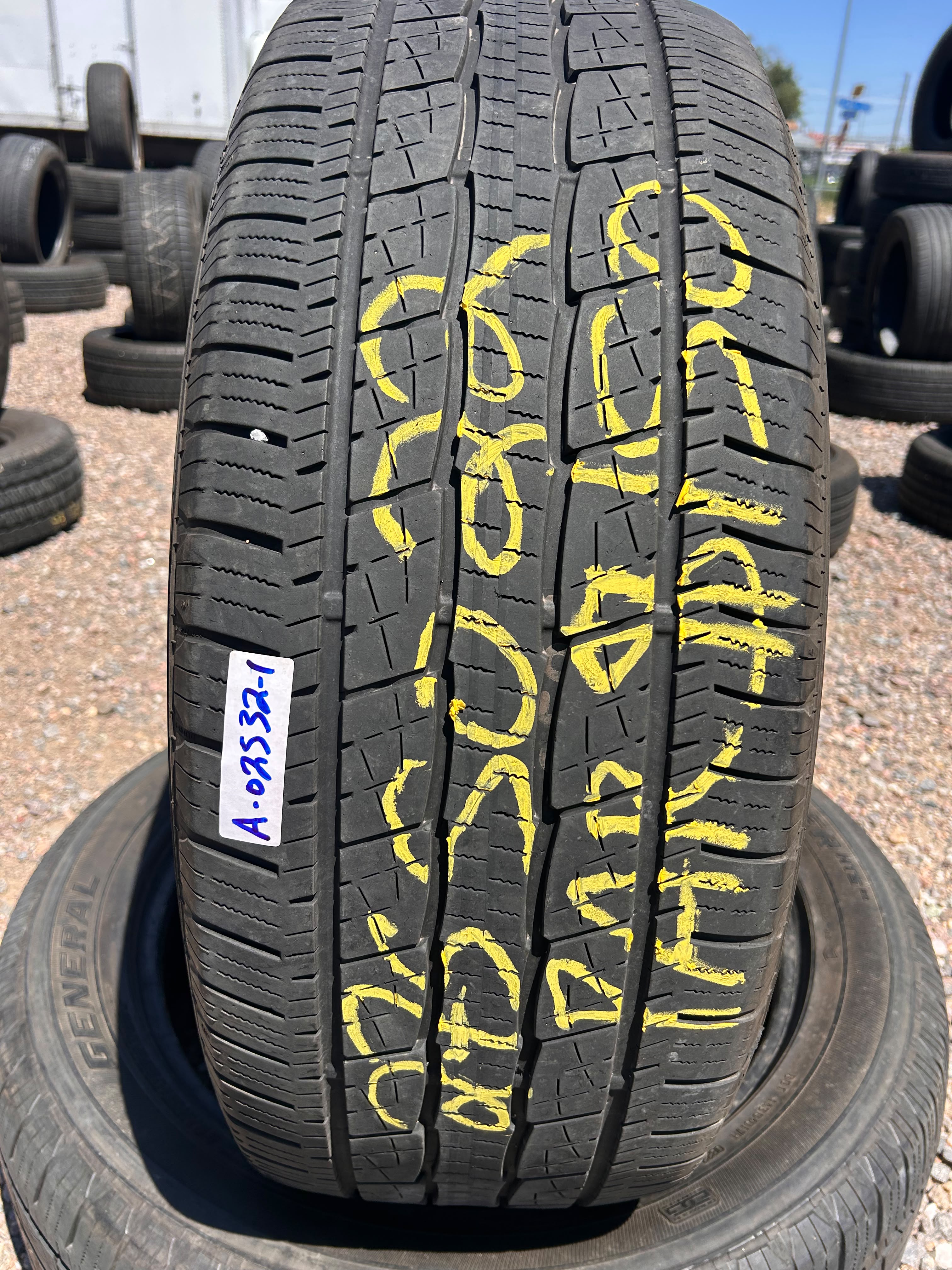 275/50R22 Pair (2 Used Tires) General Grabber HT5