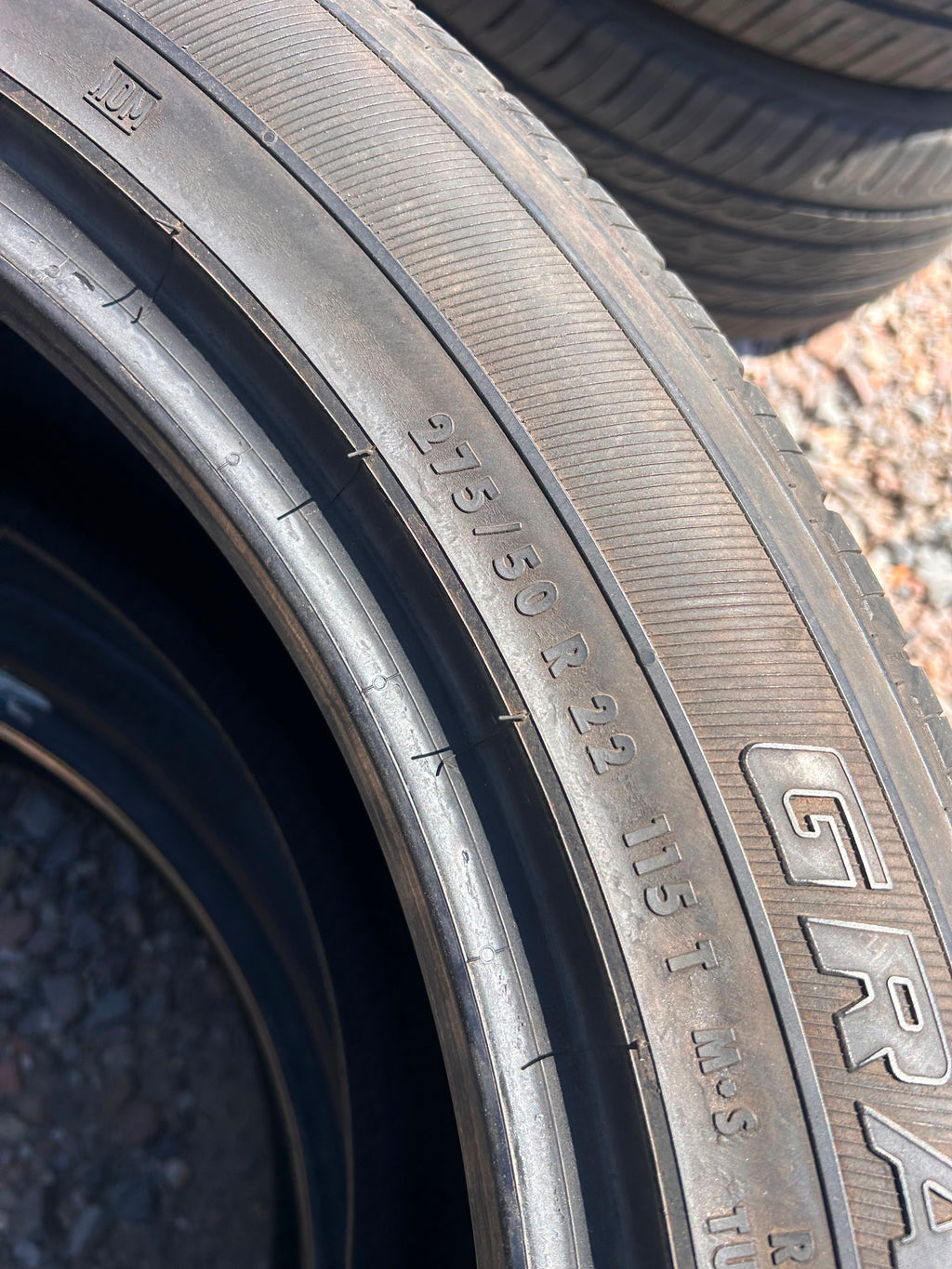 275/50R22 Pair (2 Used Tires) General Grabber HT5
