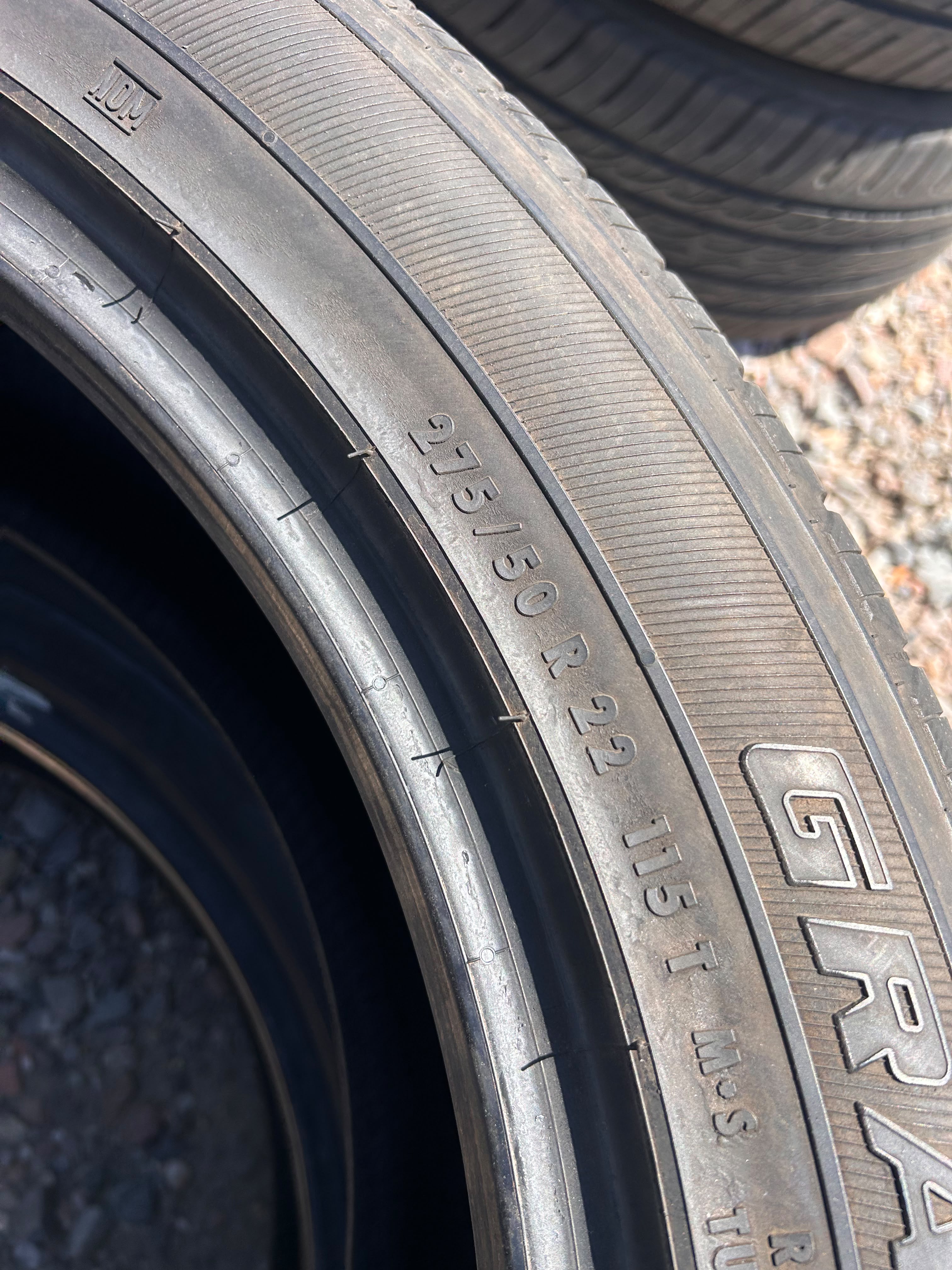 275/50R22 Pair (2 Used Tires) General Grabber HT5
