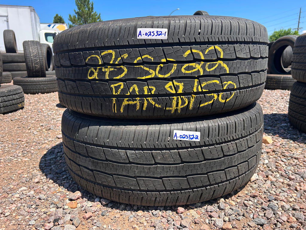 275/50R22 Pair (2 Used Tires) General Grabber HT5