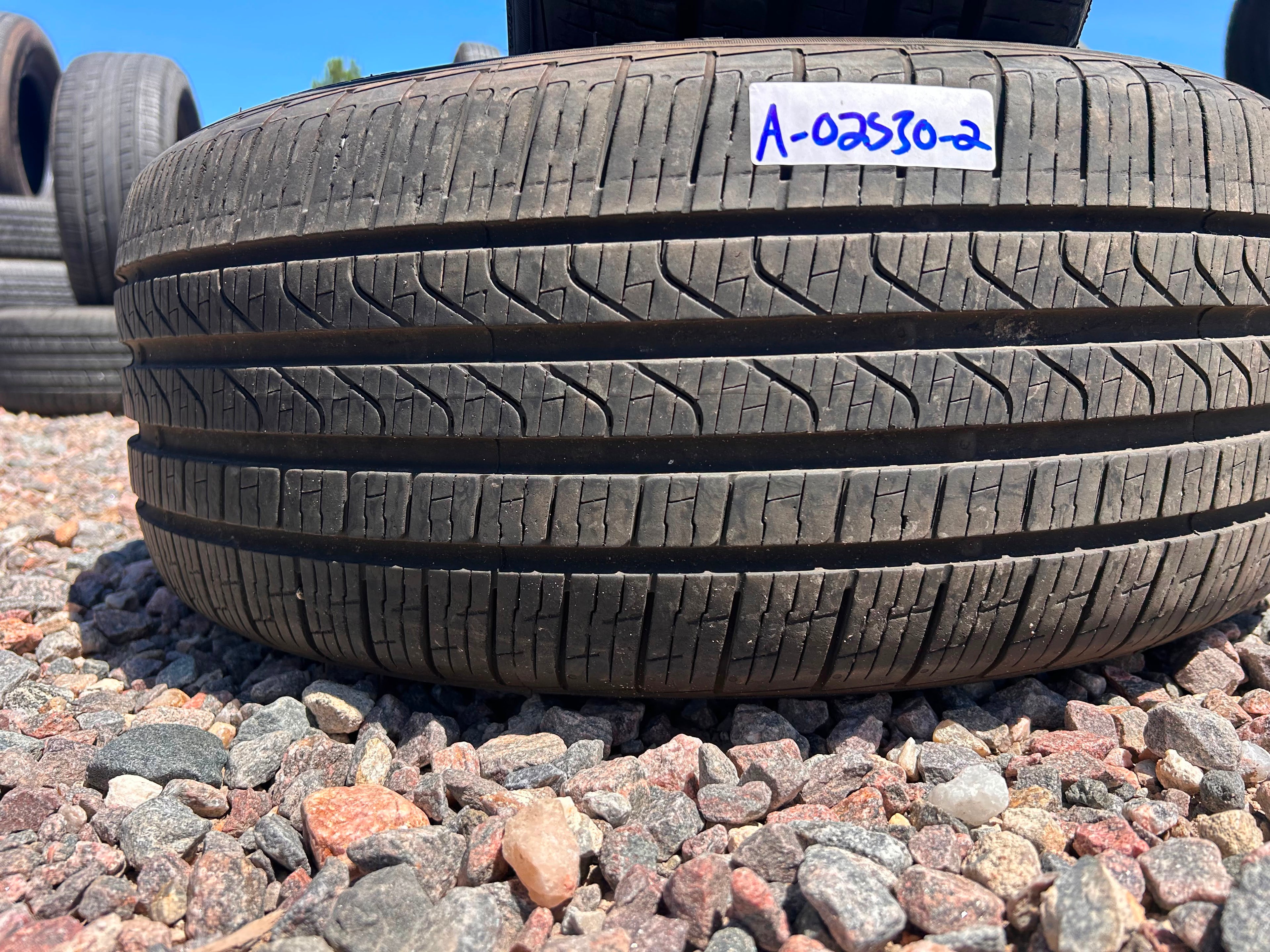 225/40R19 Pair (2 Used Tires) Pirelli Cinturato P7