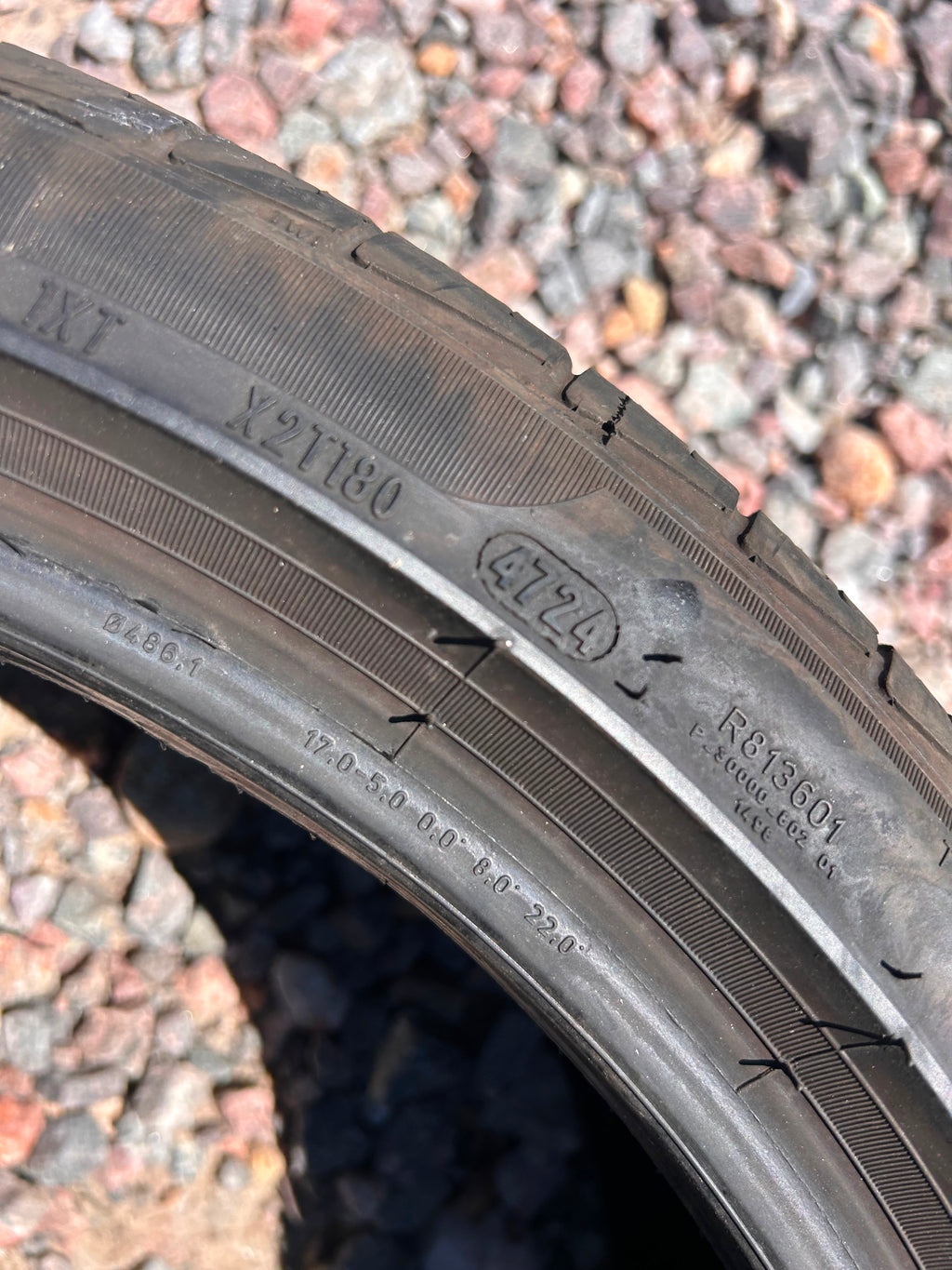 225/40R19 Pair (2 Used Tires) Pirelli Cinturato P7