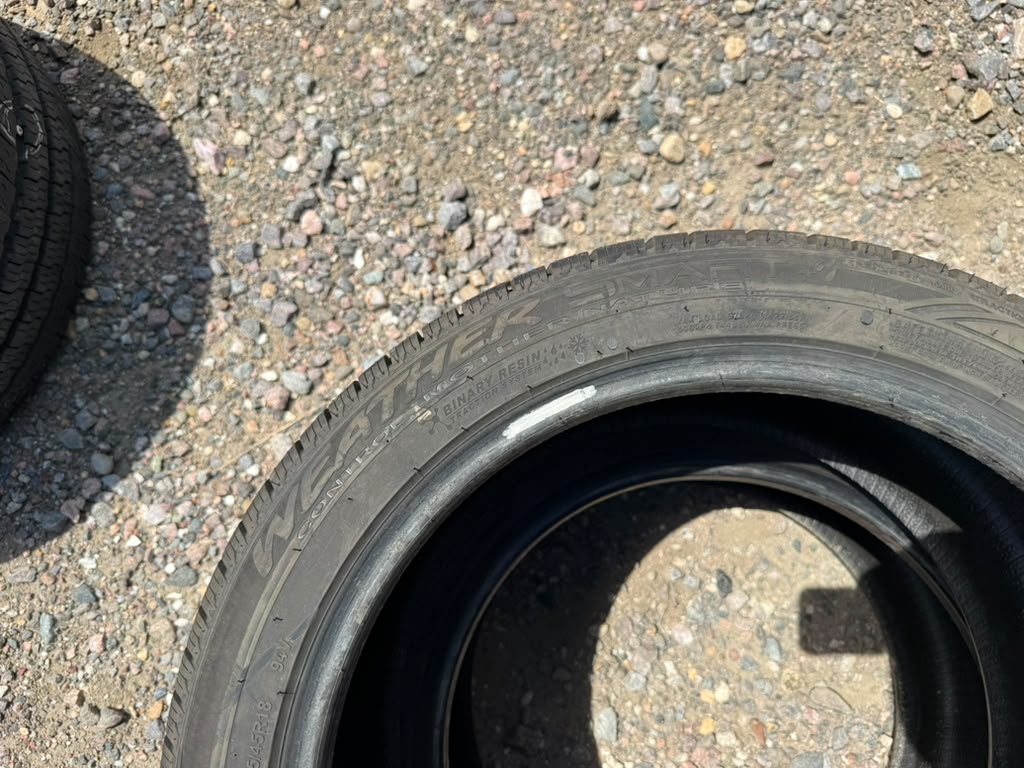 235/45R18 Pair (2 Like New Tires) Giti Weather Control