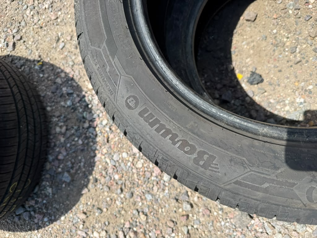225/55R17 Pair (2 Used Tires) Barum Bravius 4
