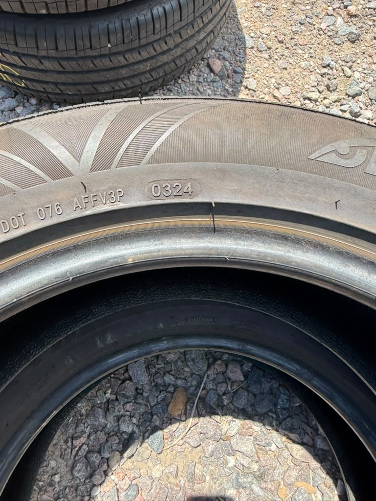 225/55R17 Pair (2 Used Tires) Achilles Touring Sport AS