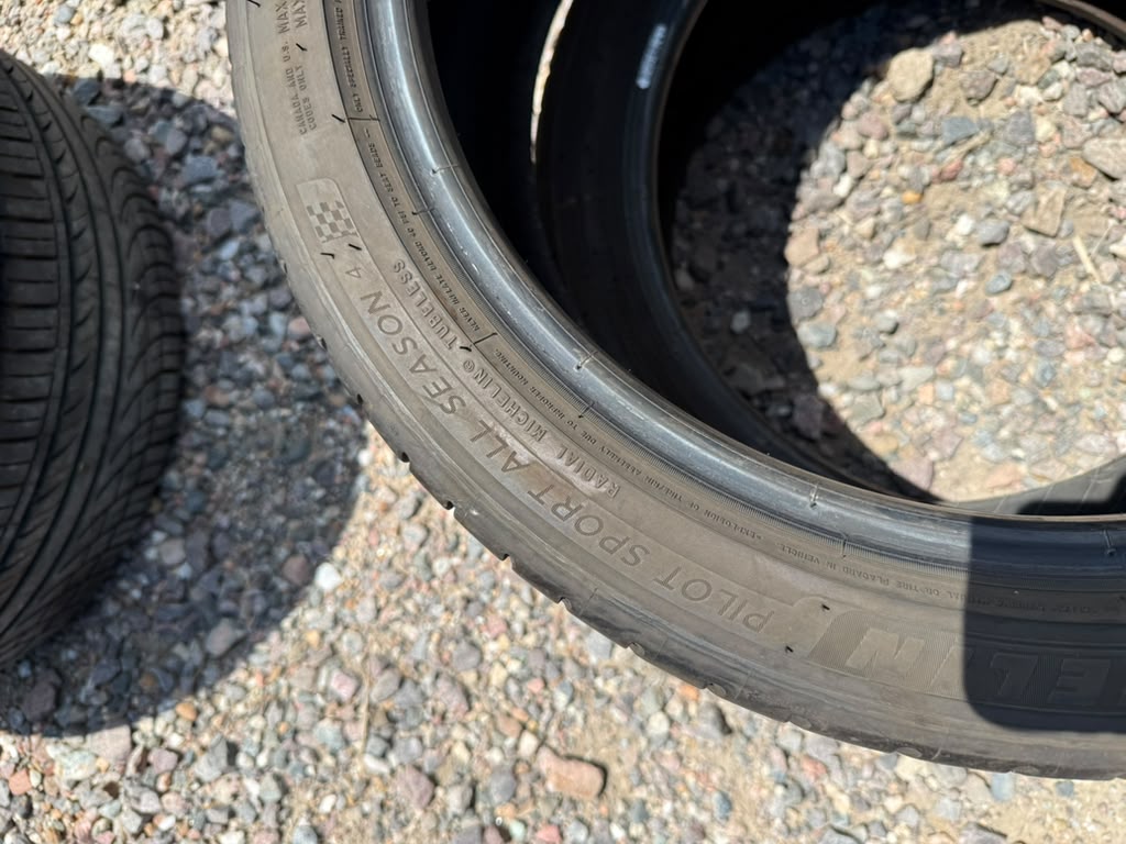 235/40R18 Pair (2 Used Tires) Michelin Pilot Sport 4