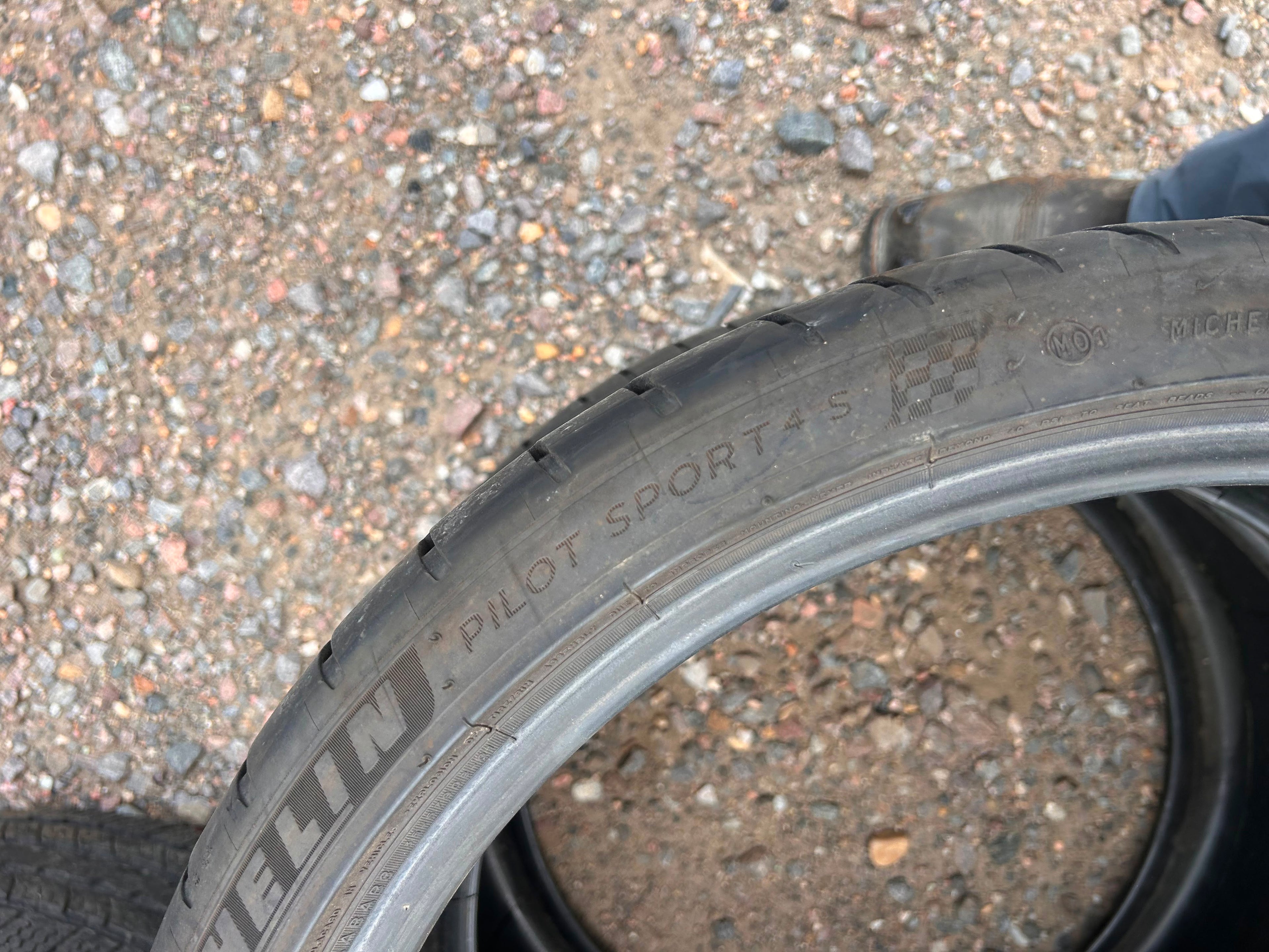 265/30R20 Pair (2 Used Tires) Michelin Pilot Sport 4S