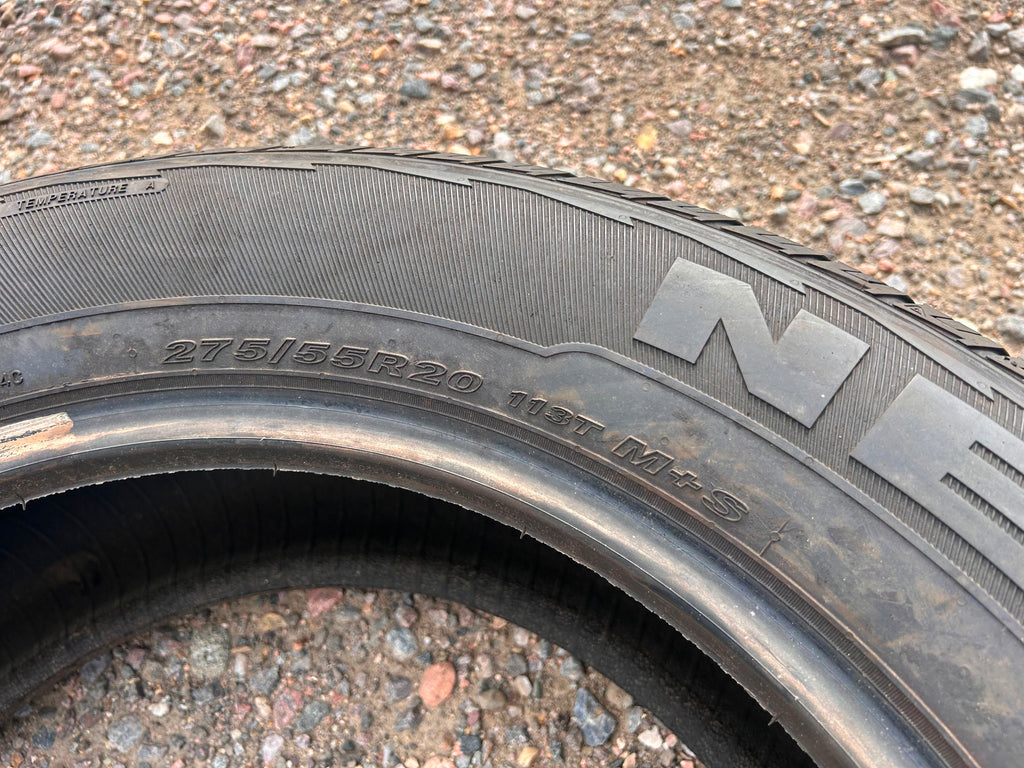 275/55R20 Pair (2 Used Tires) Nexen Roadian HTX RH5