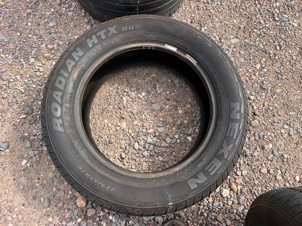 275/55R20 Pair (2 Used Tires) Nexen Roadian HTX RH5