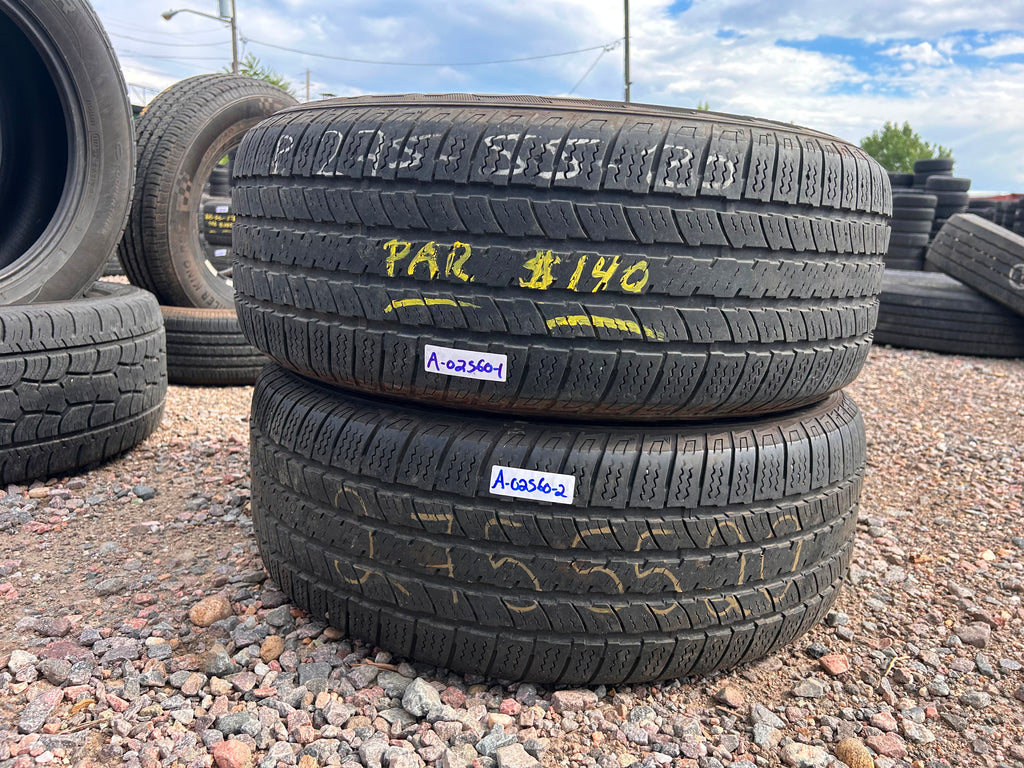 275/55R20 Pair (2 Used Tires) Nexen Roadian HTX RH5