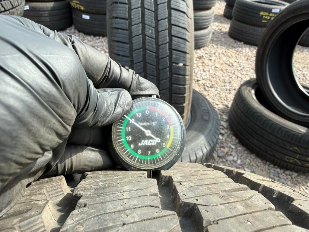 235/65R16C Pair (2 Used Tires) Continental Van Contact AS