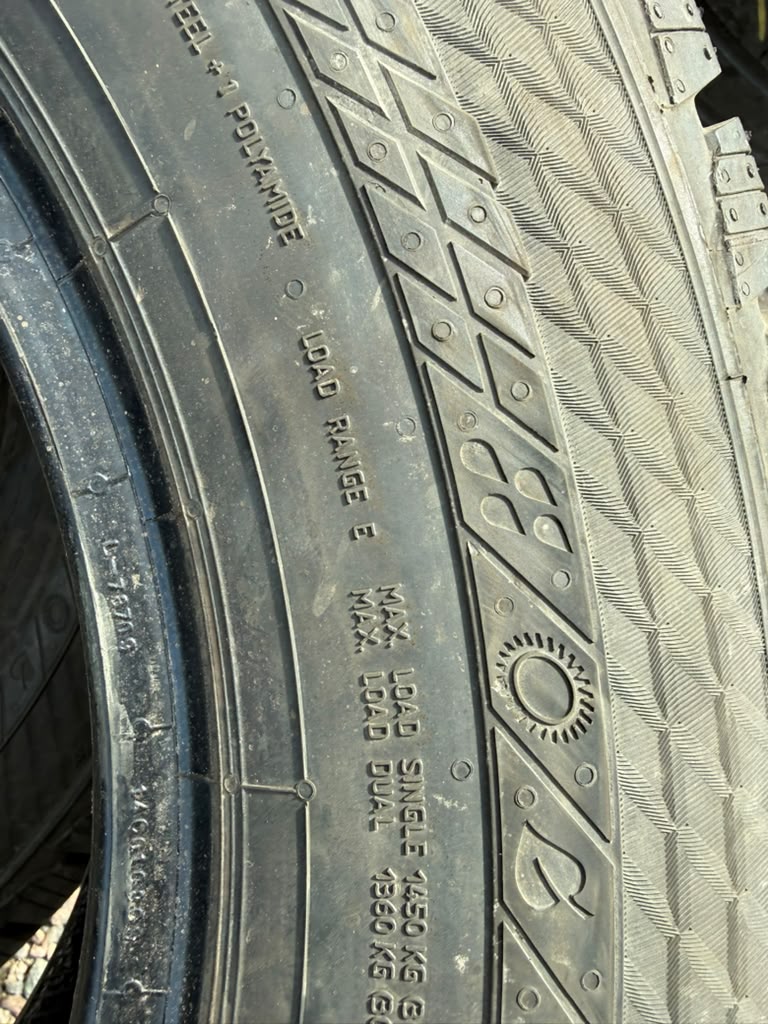 235/65R16C Pair (2 Used Tires) Continental Van Contact AS