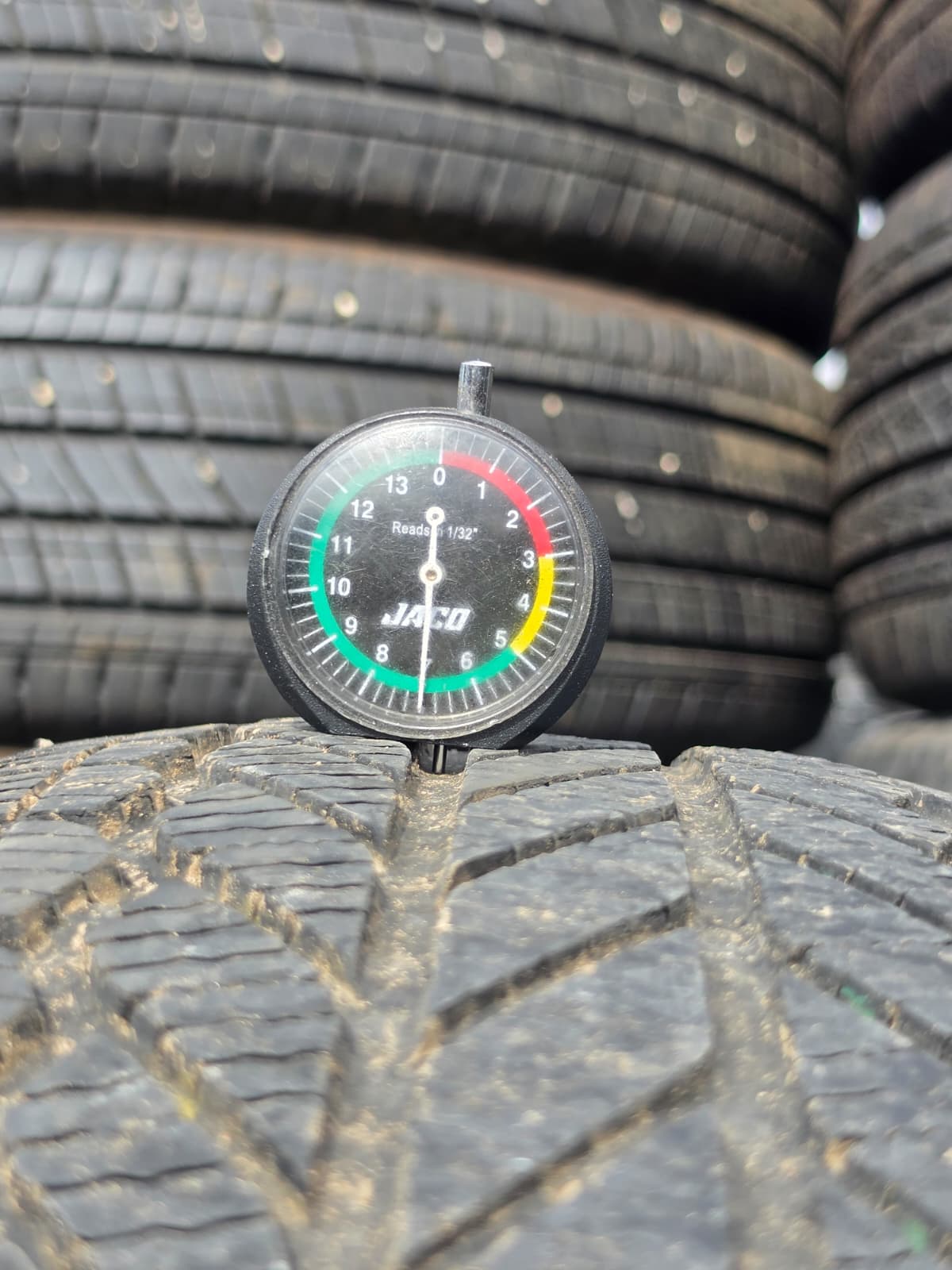 225/60R18 Pair (2 Used Tires) Bridgestone Weather Peak