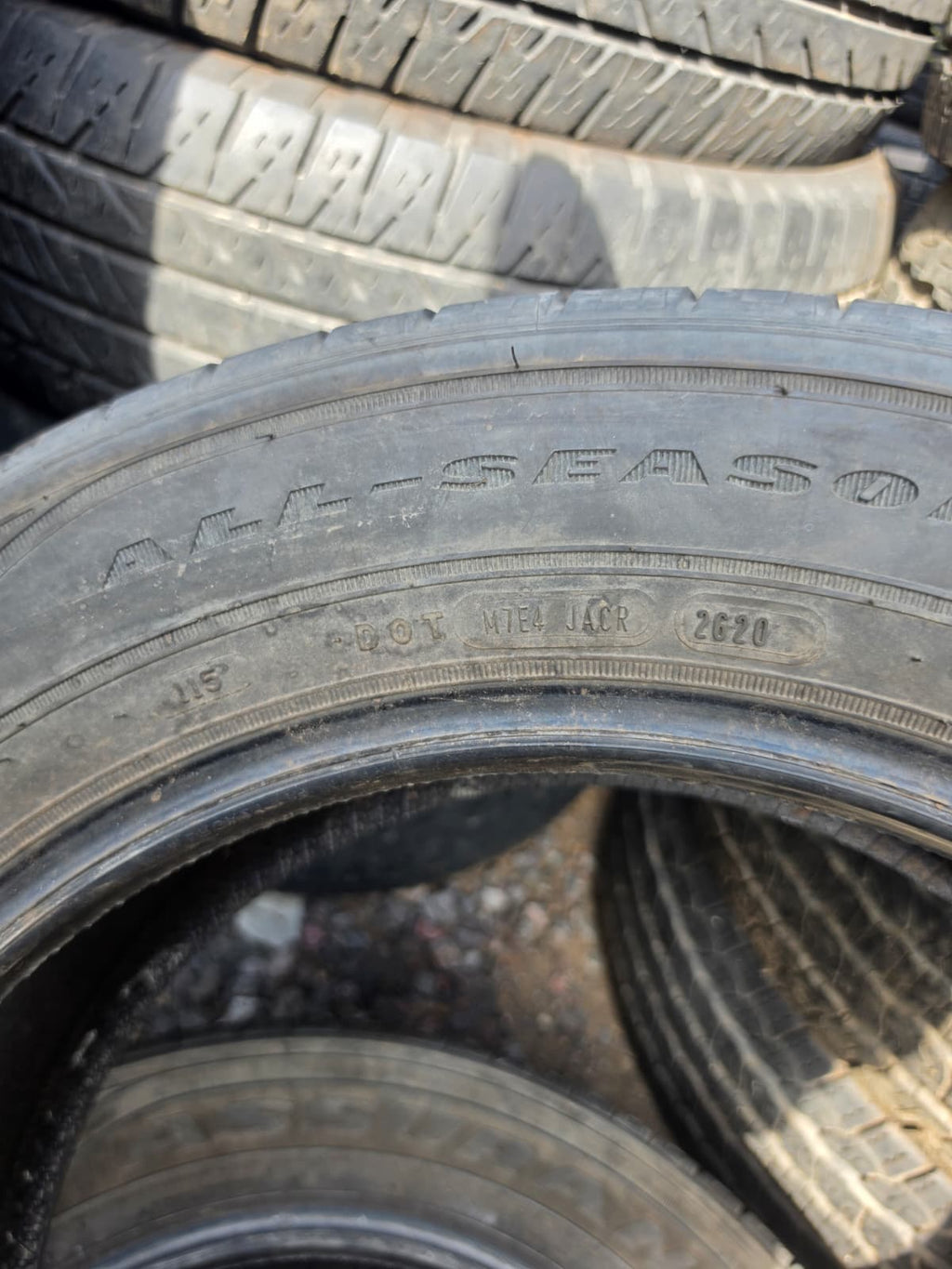 225/60R18 Pair (2 Used Tires) Goodyear Assurance