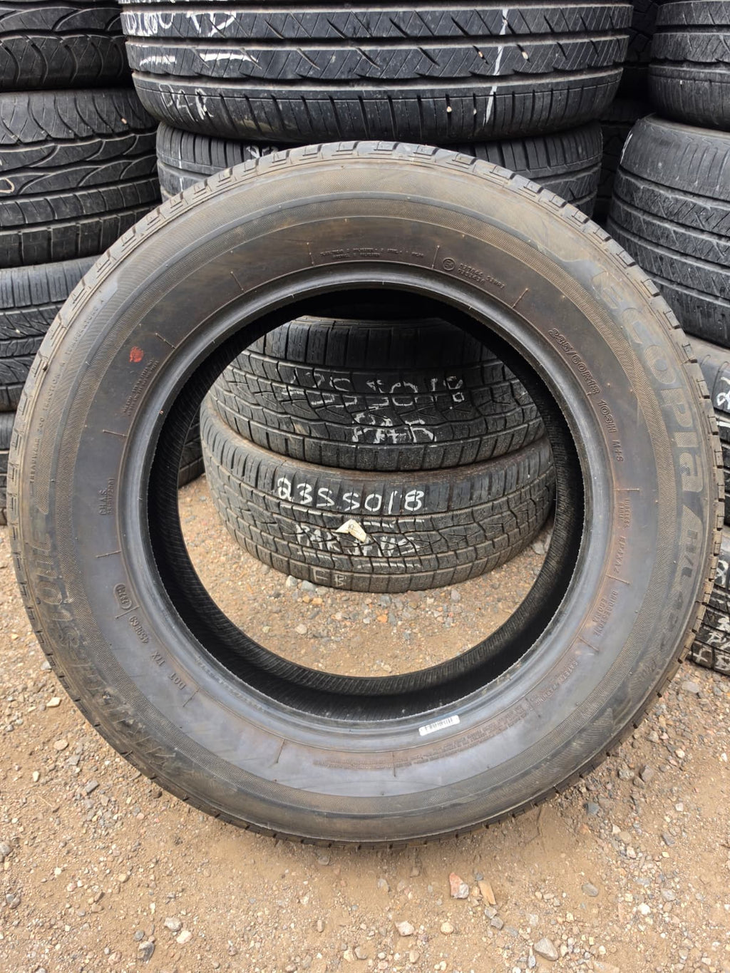 235/60R18 Set (4 Used Tires) Bridgestone Ecopia