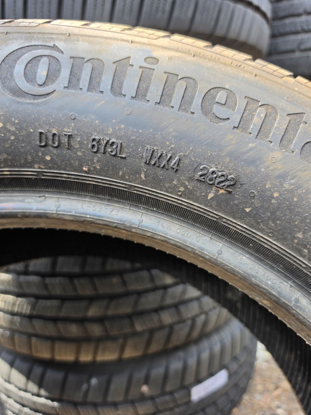 235/55R18 Pair (2 Used Tires) Continental ProContact