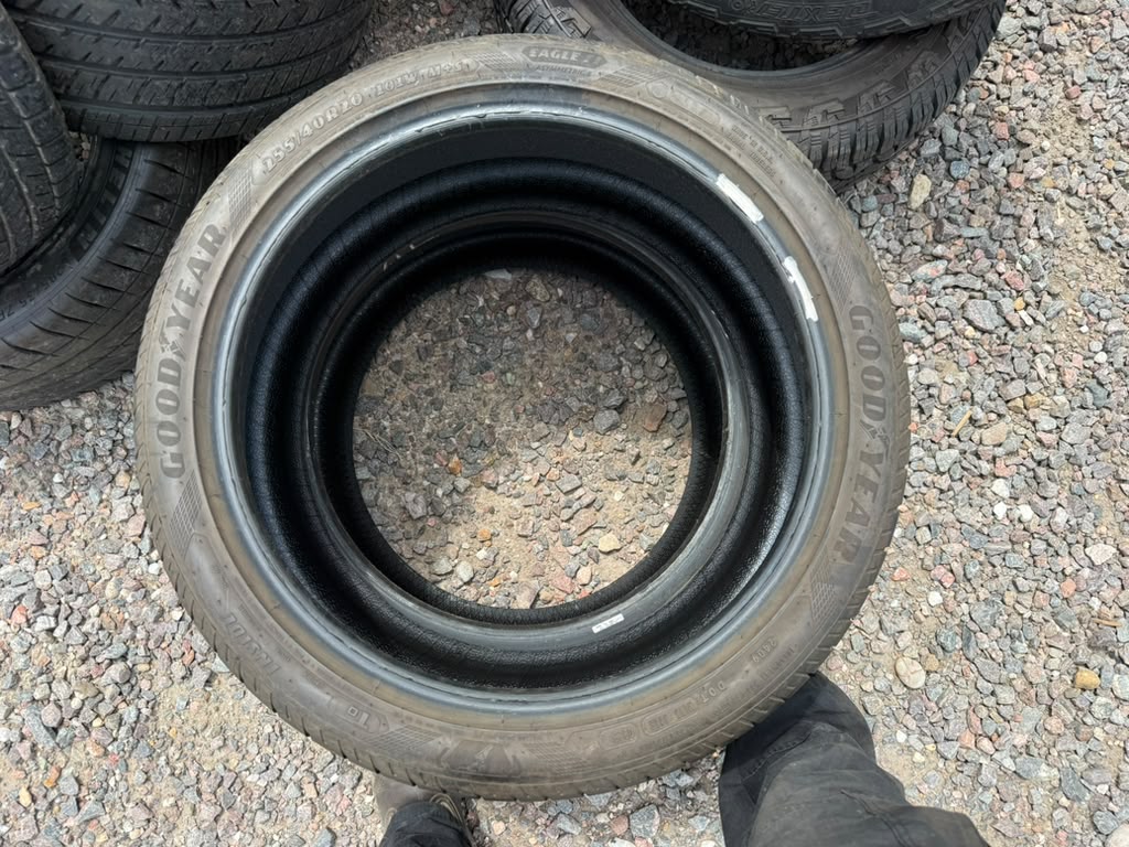 255/40R20 Pair (2 Used Tires) Goodyear Eagle F1