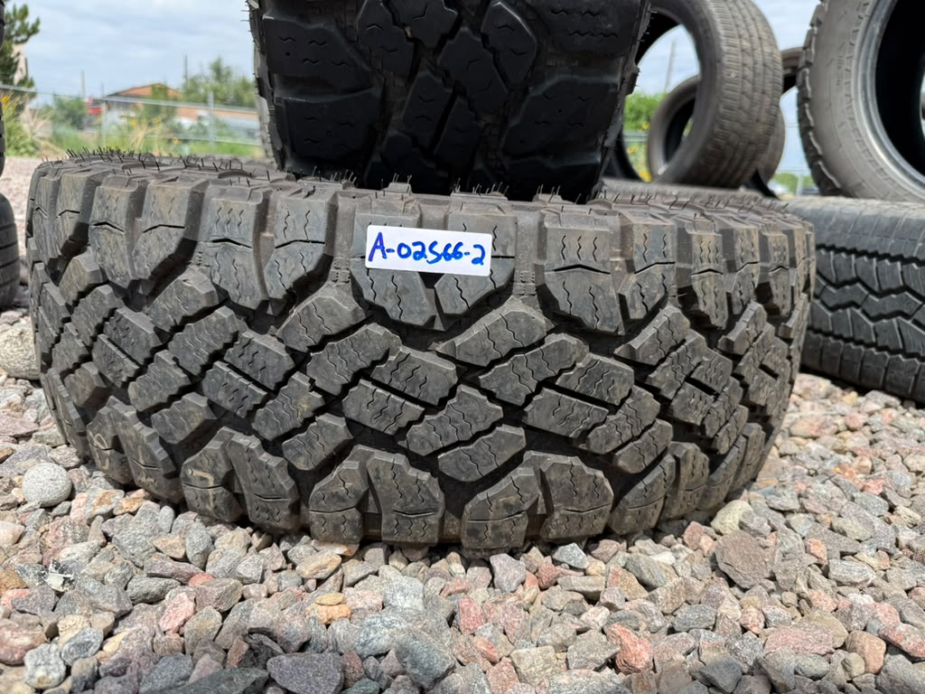 LT275/70R18 Pair (2 Used Tires) Goodyear Wrangler DuraTrac