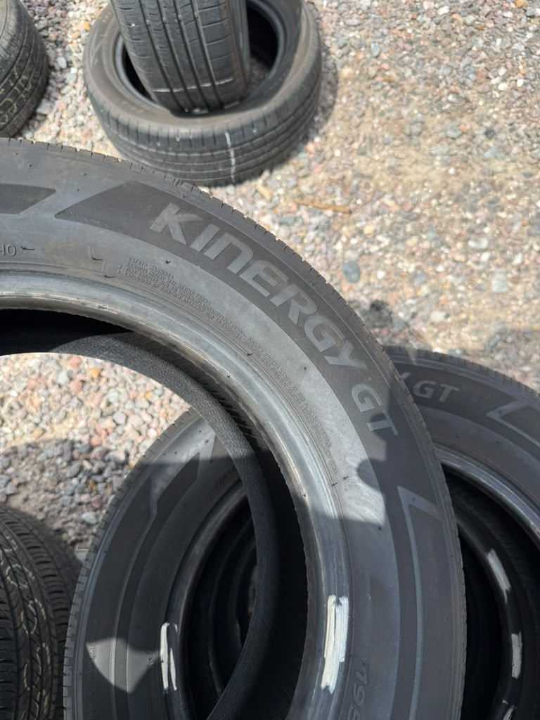 195/65R15 Set (4 Used Tires) Hankook Kinergy GT