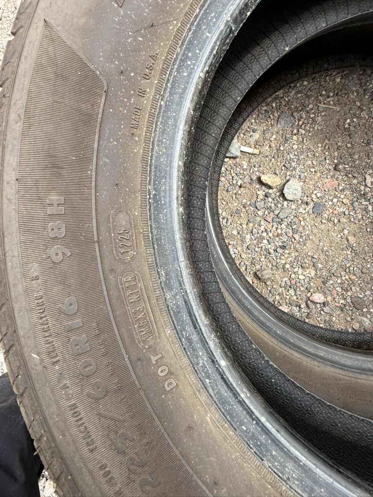 225/60R16 Pair (2 Used Tires) Douglas Touring