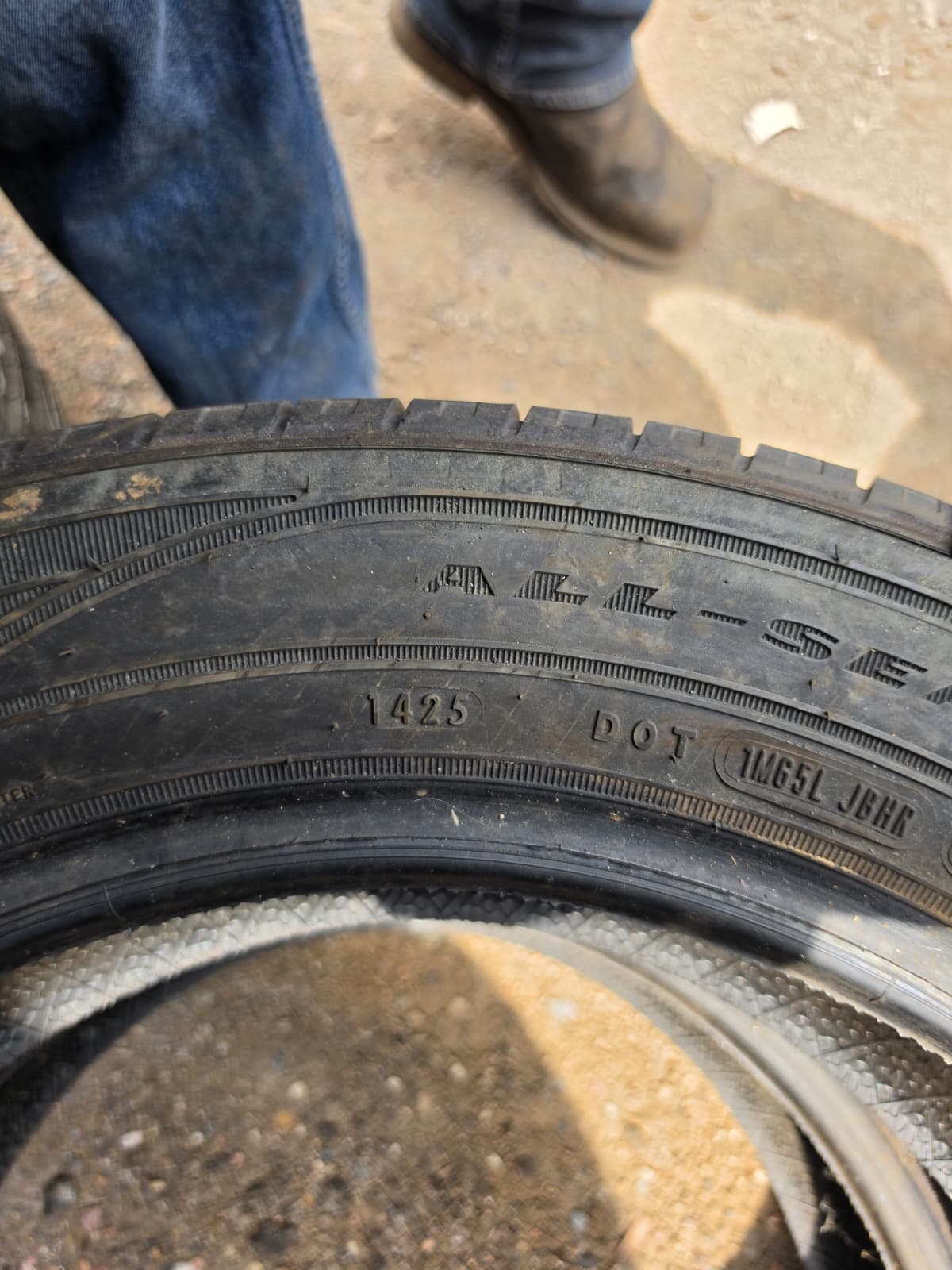 225/55R18 Pair (2 Used Tires) Goodyear Assurance