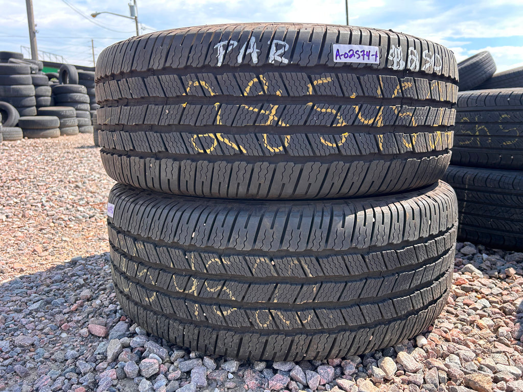 285/45R22 Pair (2 Like New Tires!!) Michelin Defender LTX M/S2