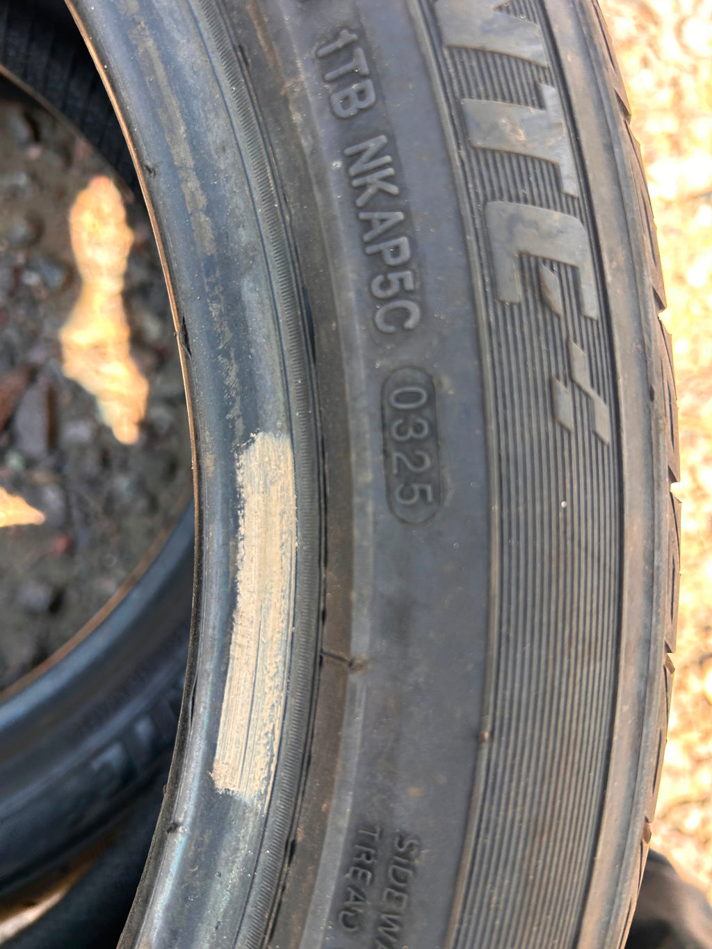 215/50R17 Pair (2 Used Tires) Delinte DH2