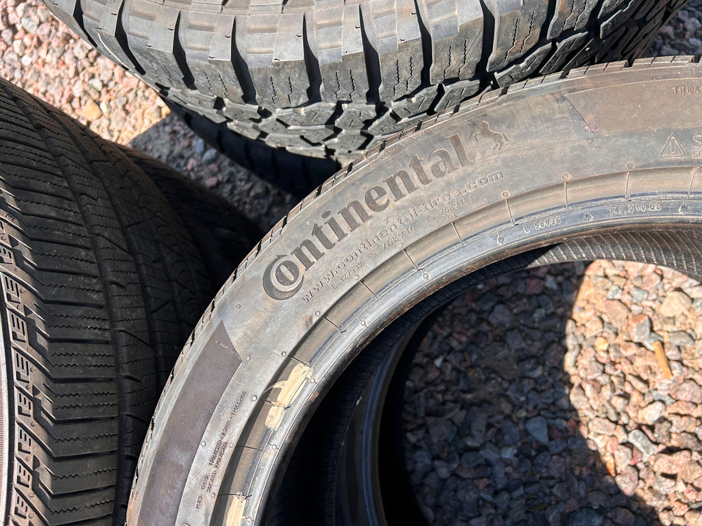 245/45R19 Pair (2 Used Tires)Continental Pro Contact TX
