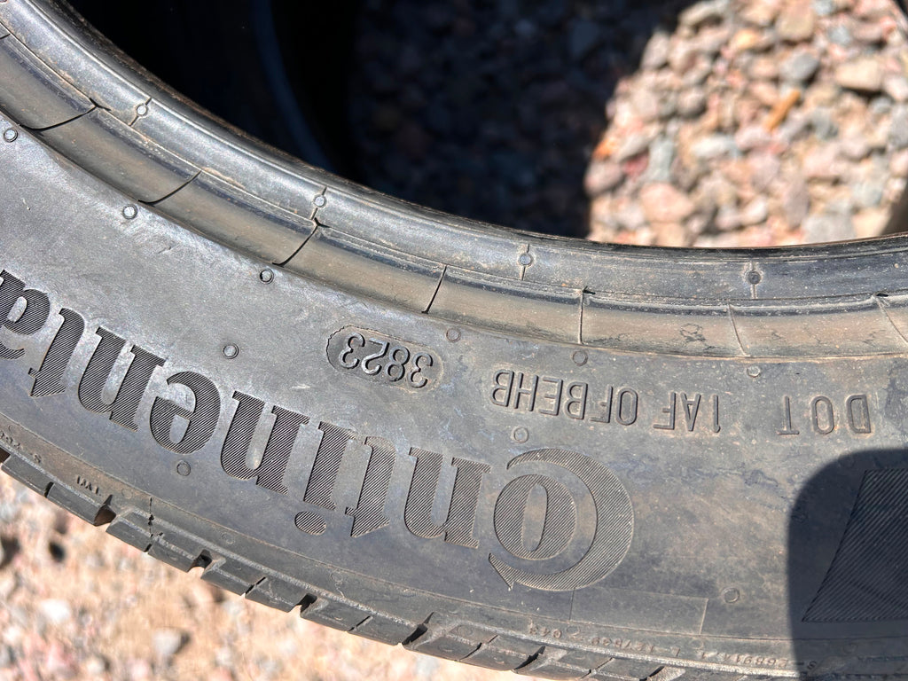 245/45R19 Pair (2 Used Tires)Continental Pro Contact TX
