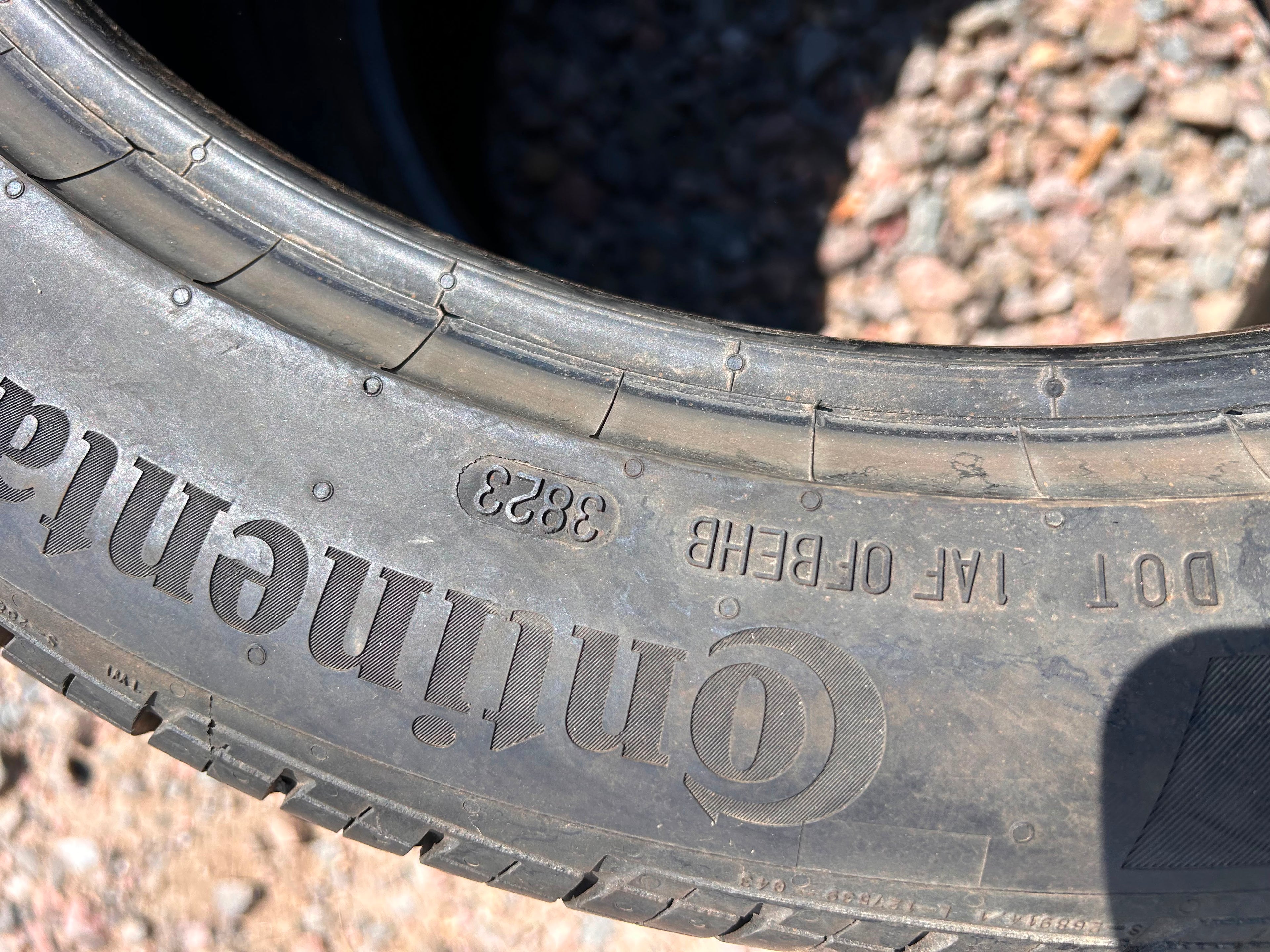 245/45R19 Pair (2 Used Tires)Continental Pro Contact TX