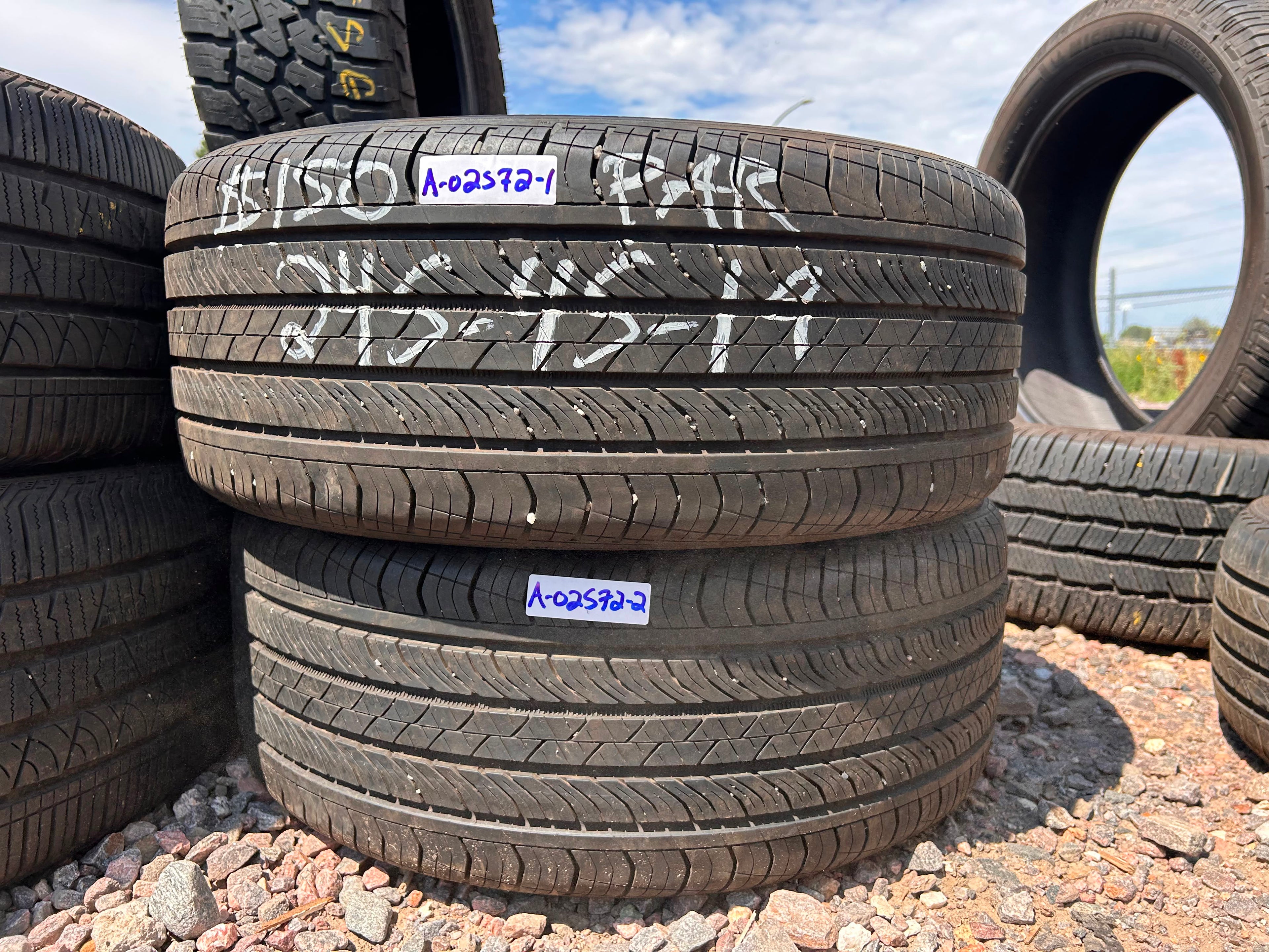 245/45R19 Pair (2 Used Tires)Continental Pro Contact TX