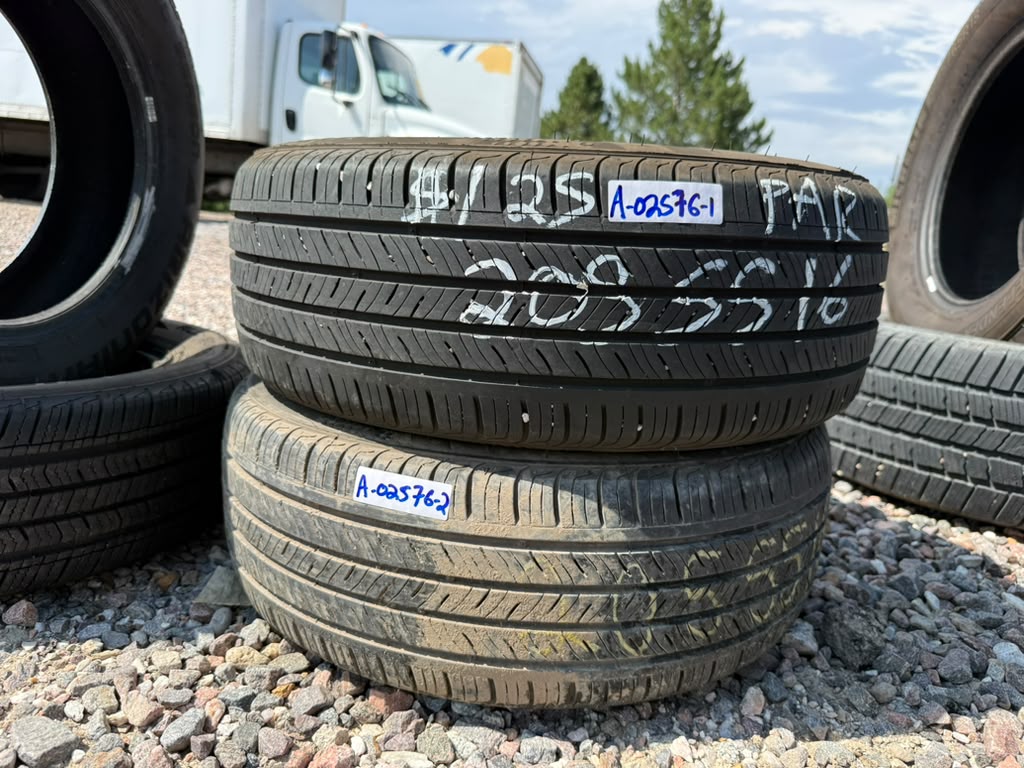205/55R16 Pair (2 Used Tires) Kumho Solus TA31