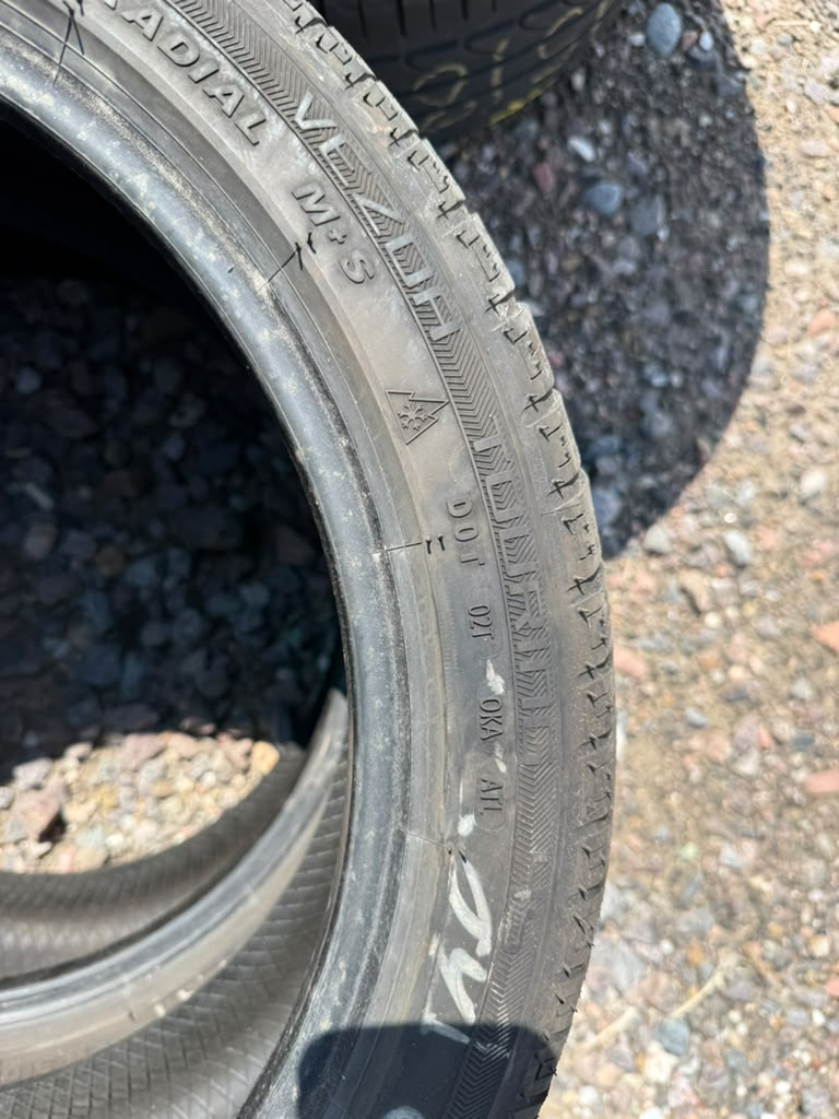 215/45R17 Pair (2 Used Tires) Kenda Vezda Touring